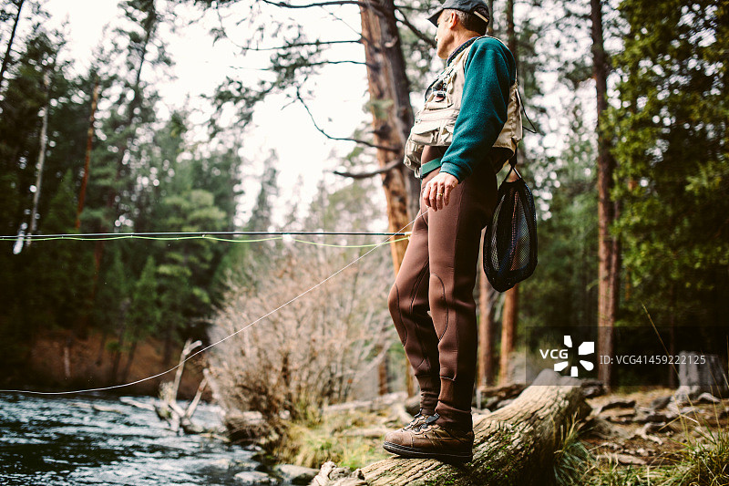 在俄勒冈州本德的飞蝇钓图片素材