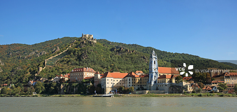 奥地利瓦豪河谷杜伦施坦图片素材