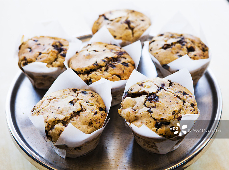 自制玛芬蛋糕拼盘图片素材