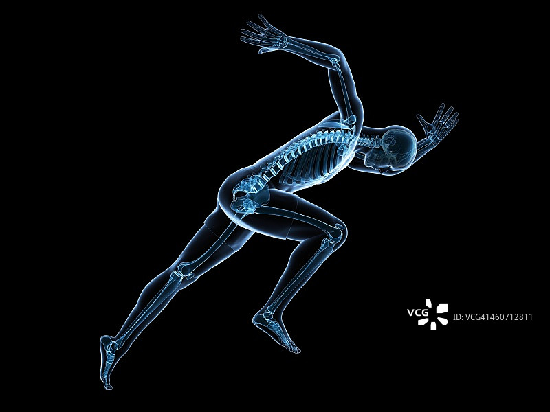 赛跑运动员艺术作品图片素材