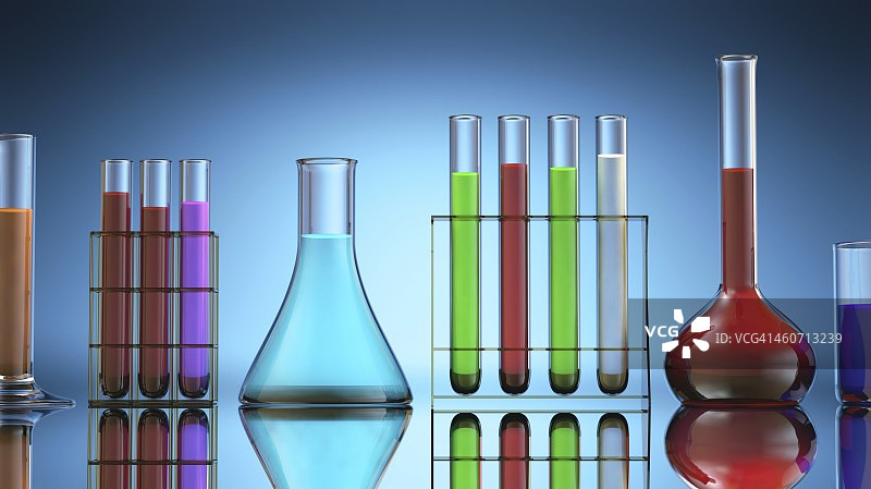 实验室玻璃器皿，艺术作品图片素材