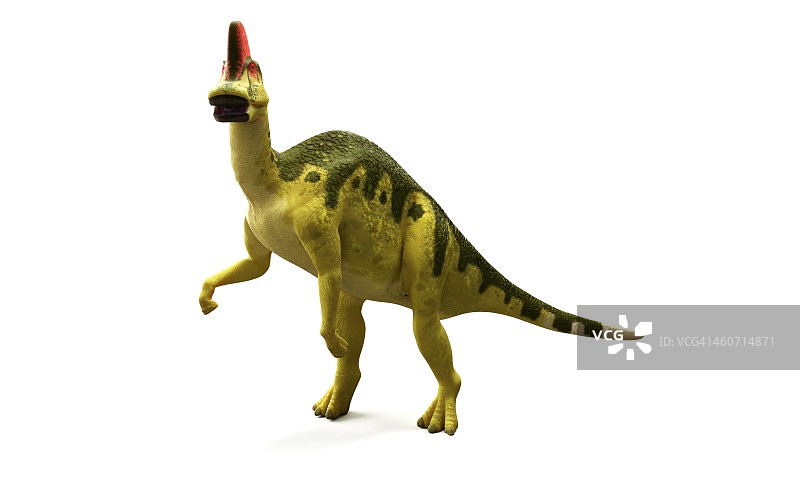 鸭嘴龙恐龙艺术作品图片素材