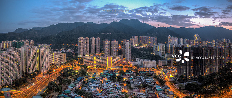 狮子山下图片素材