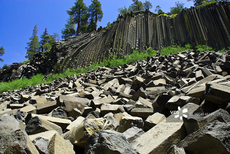 加利福尼亚州魔鬼柱国家纪念碑图片素材