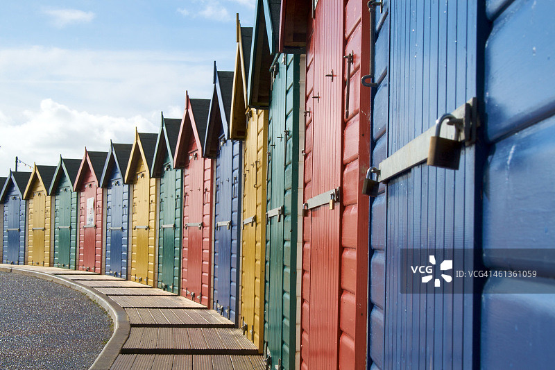 德文海滩小屋图片素材