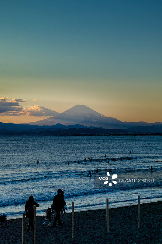 湘南日落图片素材