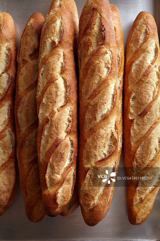 堆叠的面包图片素材