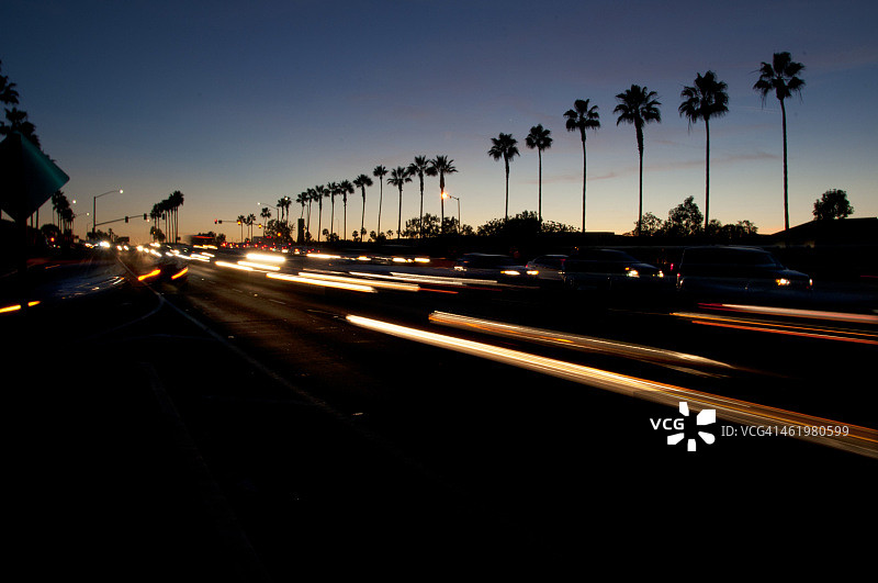奥兰治县的街道交通图片素材