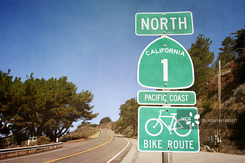 加利福尼亚州太平洋海岸公路（北部）图片素材
