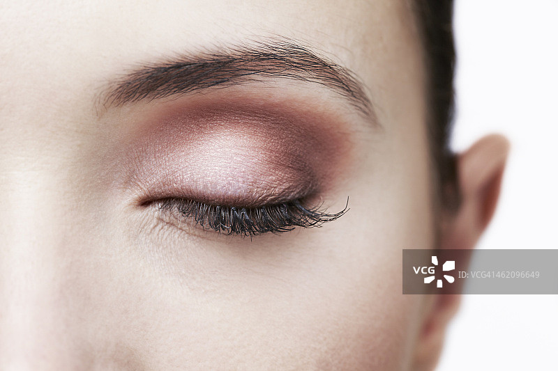 特写：女人的眼睛图片素材