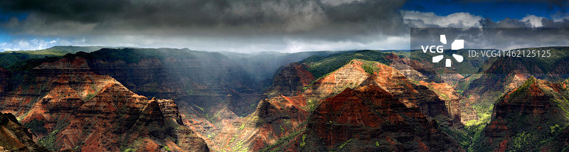 威美亚峡谷全景图片素材