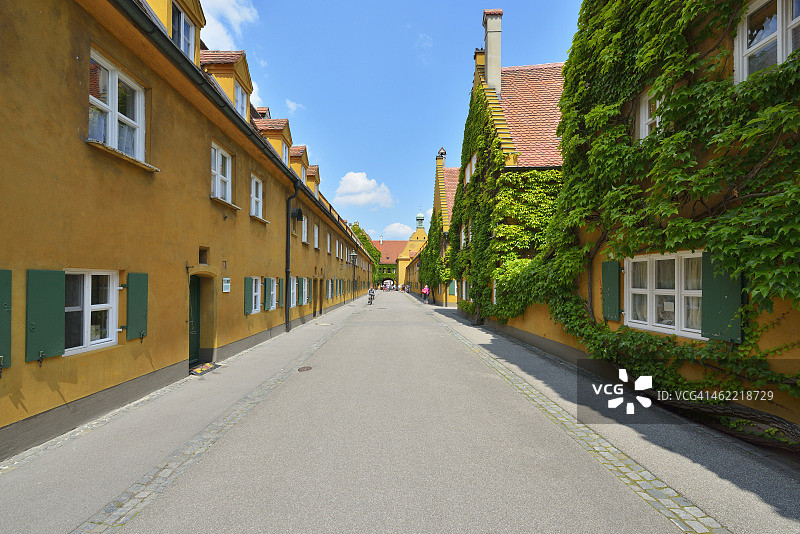 富格莱区的建筑物图片素材