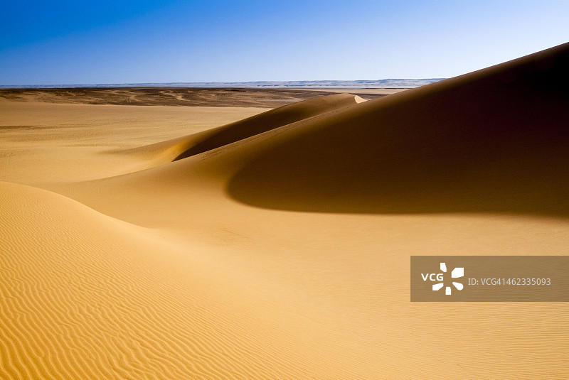 利比亚费赞撒哈拉沙漠Akakus的沙丘图片素材