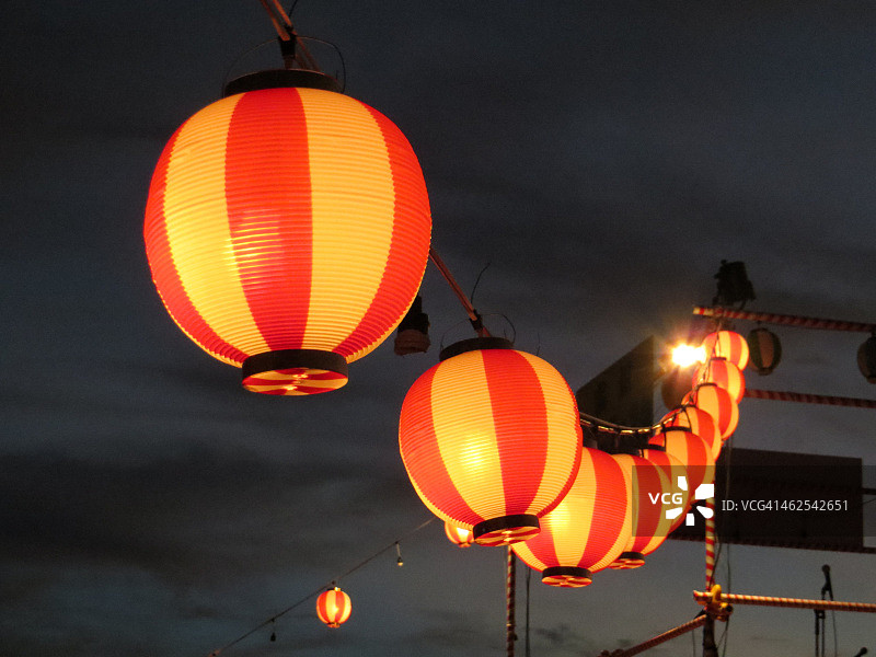 兵库县宝冢市的灯笼图片素材