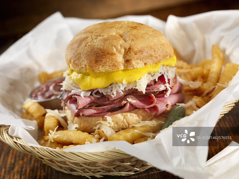 鲁宾三明治图片素材