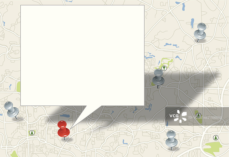 搜索、查找 - 地图和图钉，您在这里图片素材