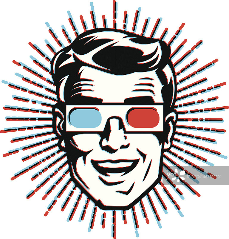 复古3D男人图片素材