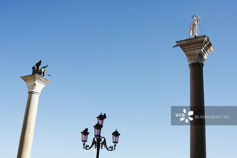 圣马可广场柱图片素材