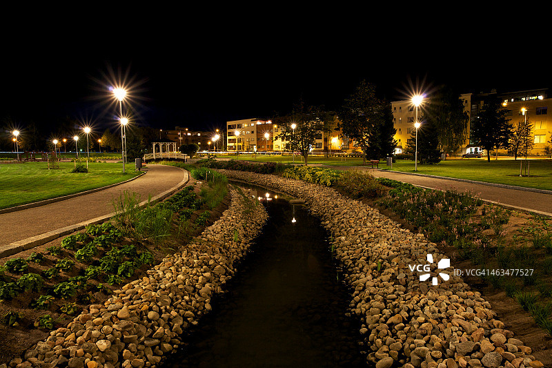 Maljapuro Brook 夜景图片素材