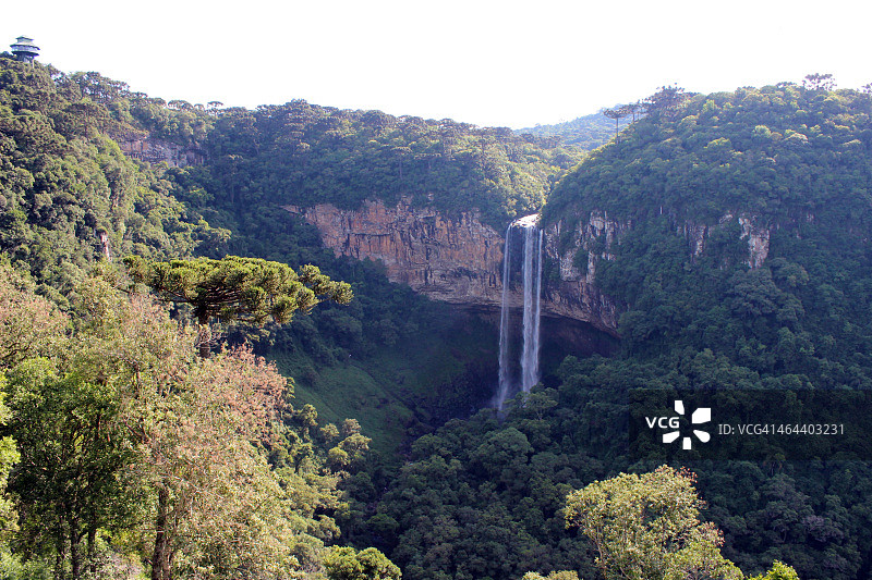 巴西卡内拉卡拉科尔瀑布图片素材