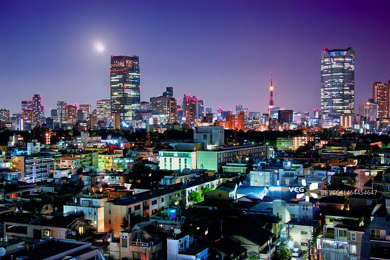 东京的月亮图片素材