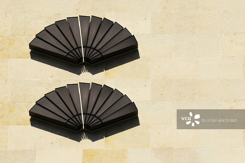 两个扇形灯图片素材