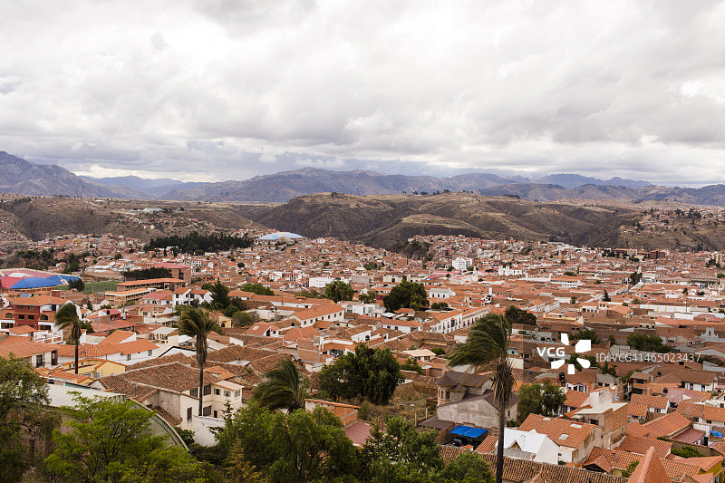 苏克雷城市景观，玻利维亚图片素材