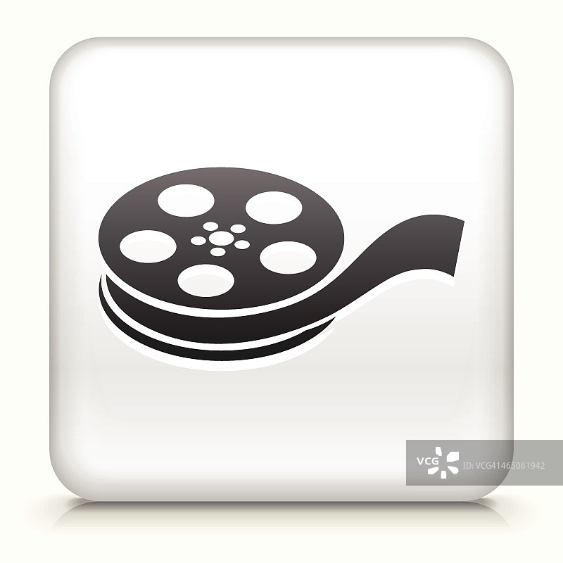 电影胶片界面图标方形按钮图片素材