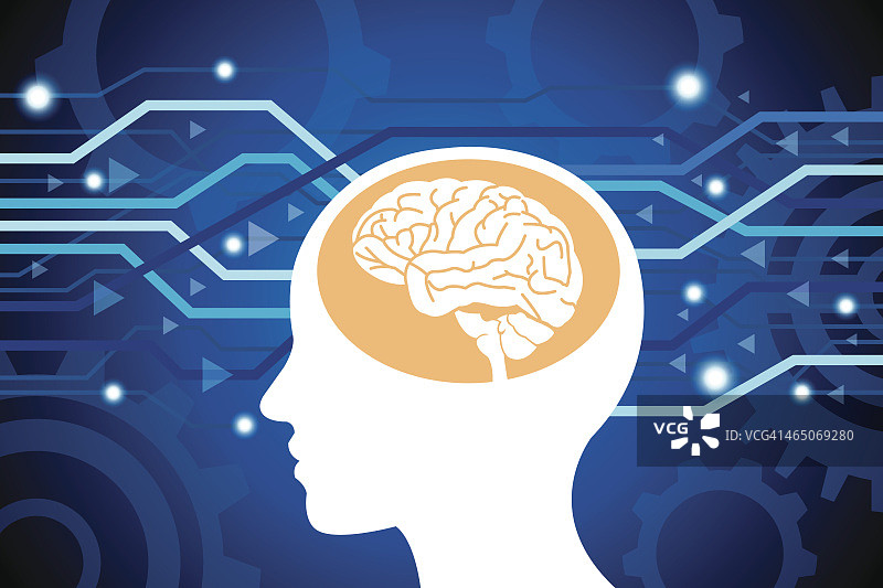 大脑概念图片素材