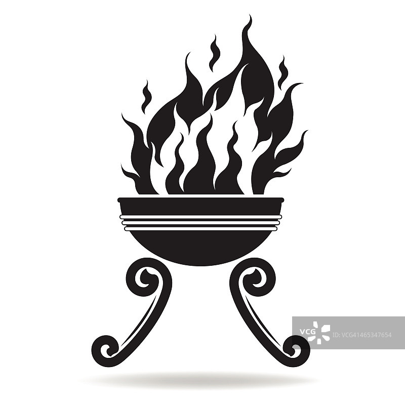 火炬图标图片素材