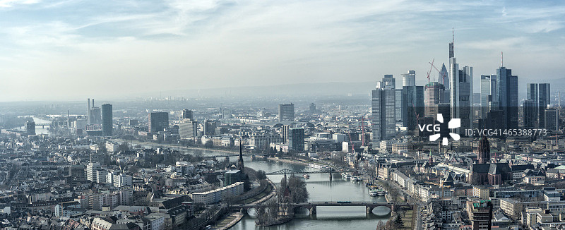 法兰克福航拍图片素材