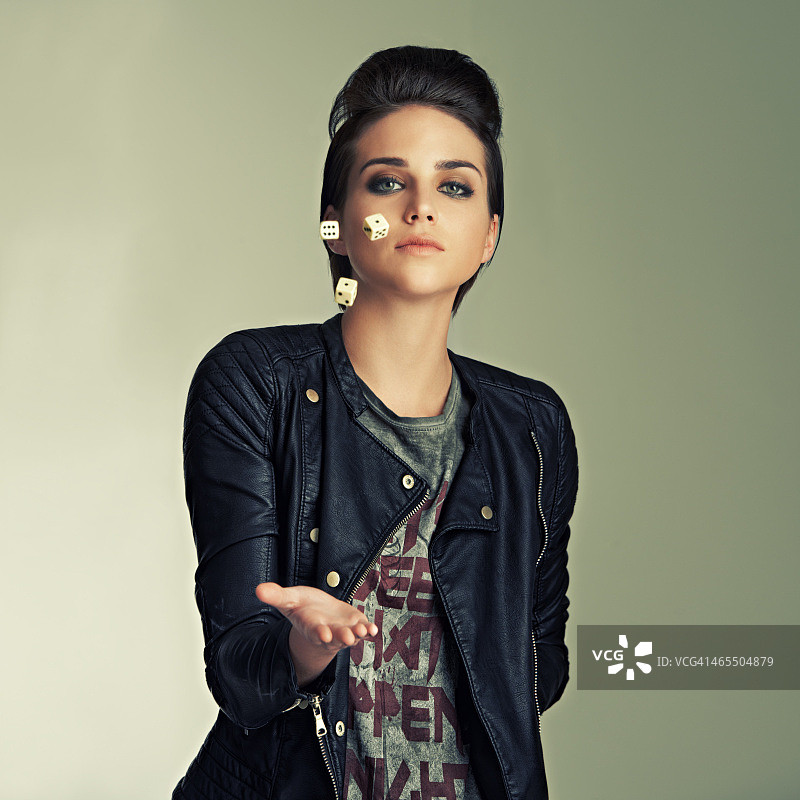 你想碰碰运气吗？图片素材