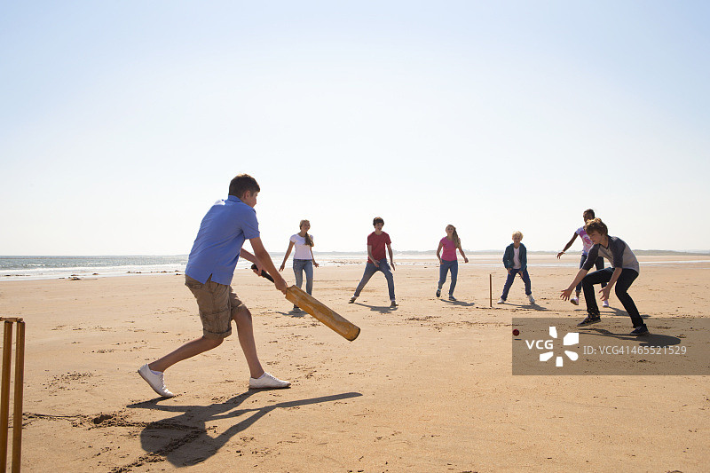 沙滩板球图片素材