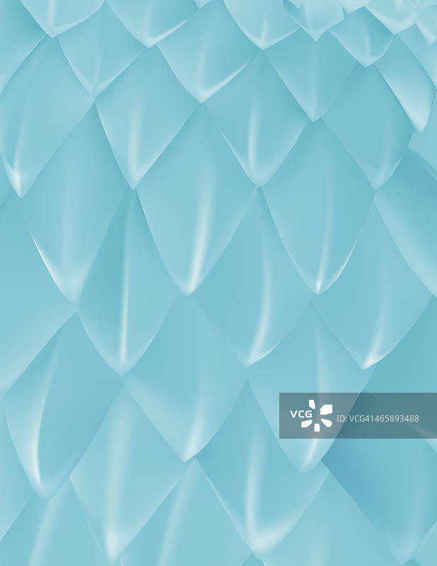 带有白色高光的蓝龙鳞片背景图片素材