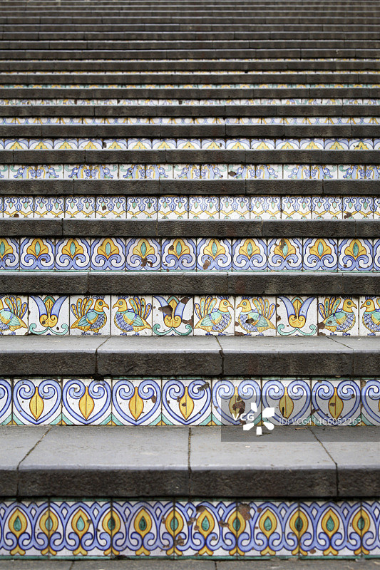 卡尔塔吉龙的装饰楼梯图片素材