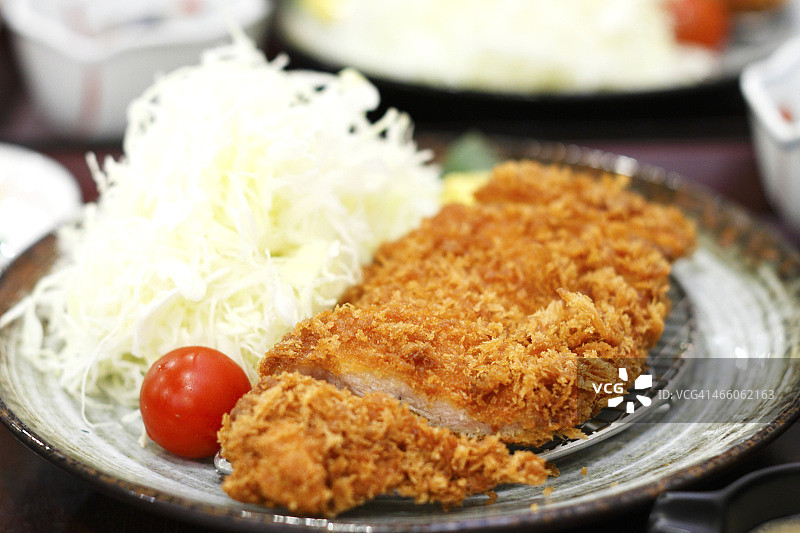 日式炸猪排图片素材