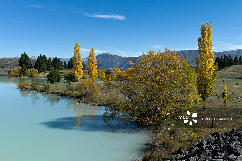 新西兰的秋天图片素材