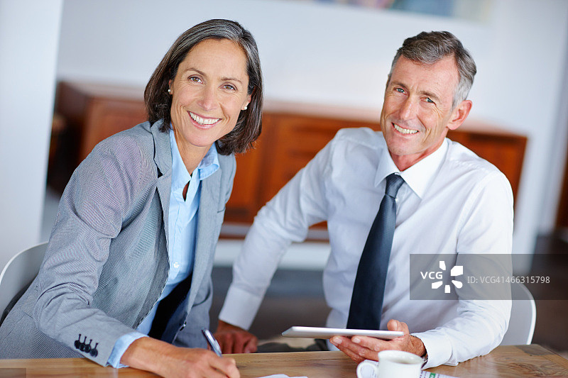 他们是一支经验丰富的团队图片素材