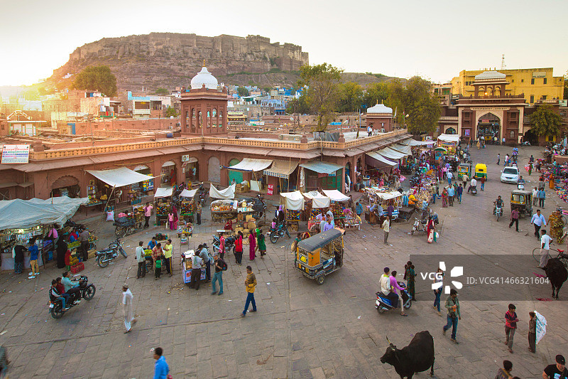 焦特布尔市场图片素材