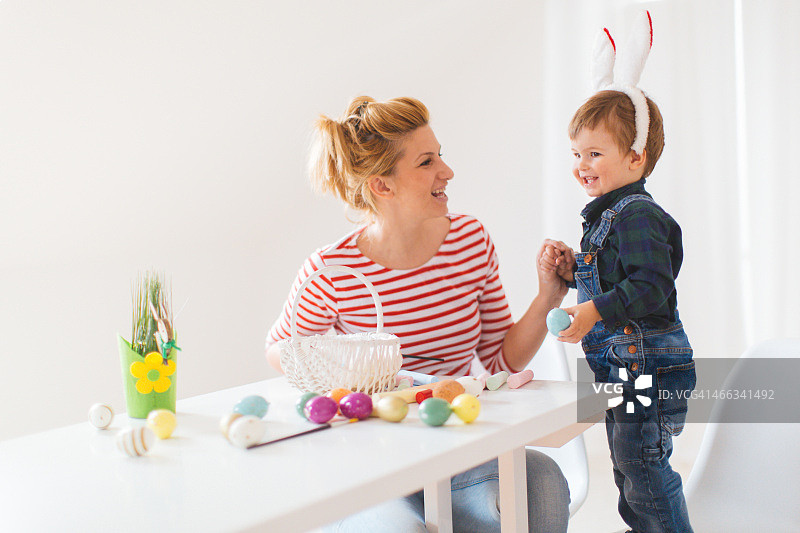 可爱的复活节兔子图片素材