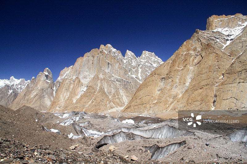 戈拉II峰-巴尔托洛冰川图片素材