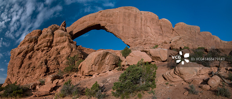 南窗拱门图片素材