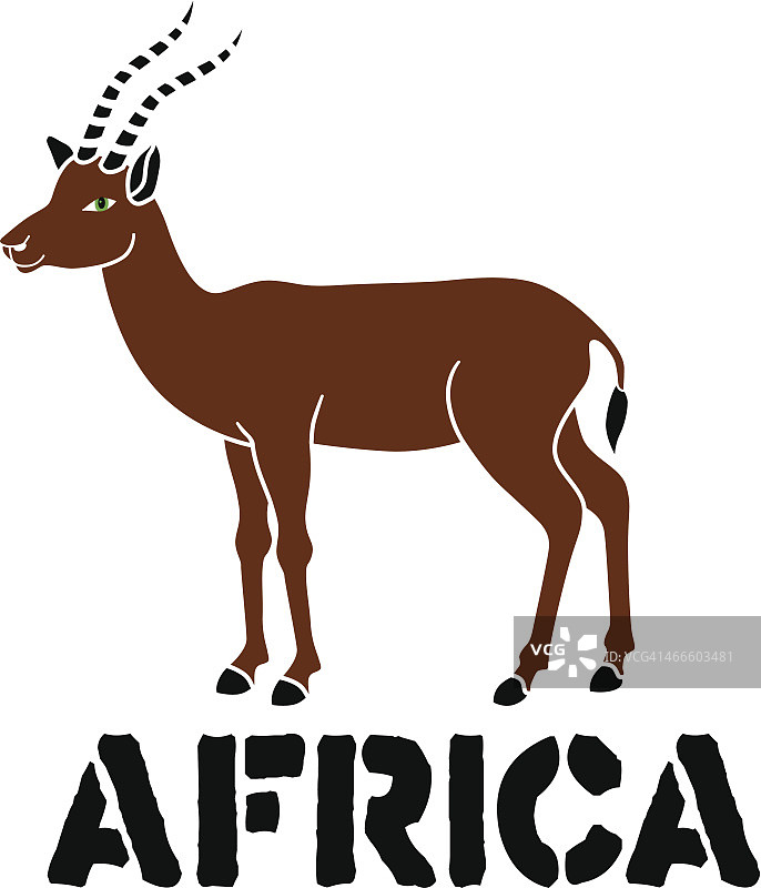 非洲瞪羚图片素材