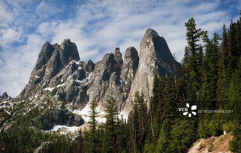 北喀斯喀特山脉图片素材