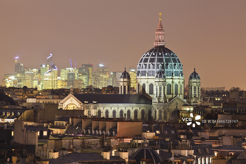 巴黎圣奥古斯丁教堂图片素材