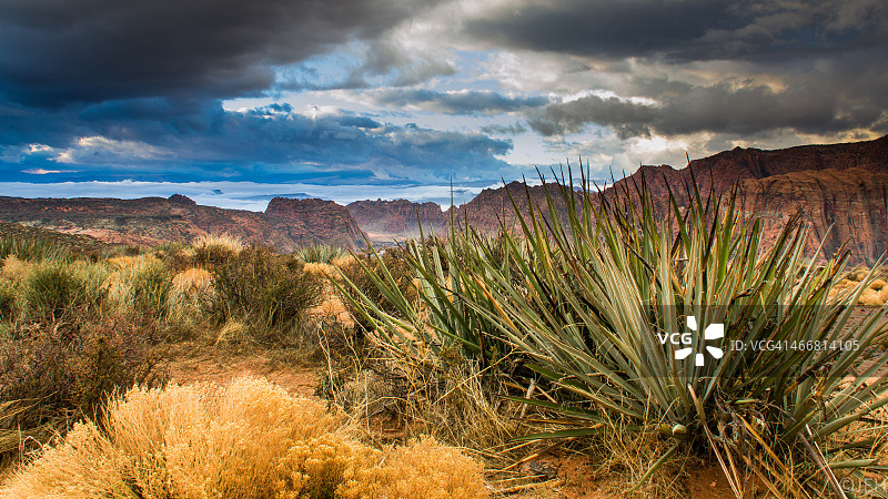 雪峡谷州立公园图片素材