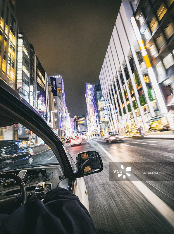 在东京驾驶图片素材