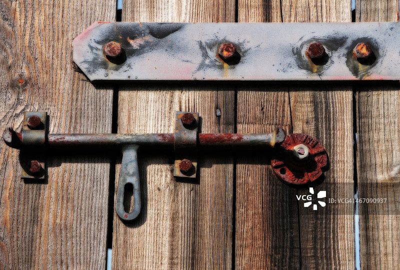 门闩和锁图片素材