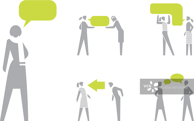 人物图标集图片素材