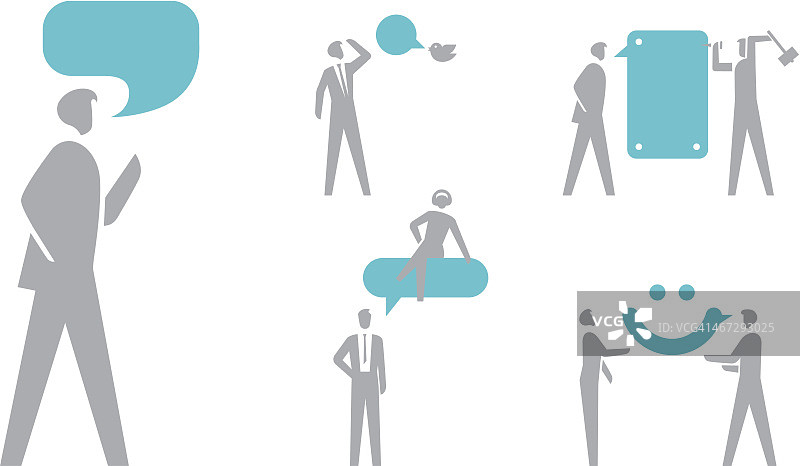 人物图标集图片素材